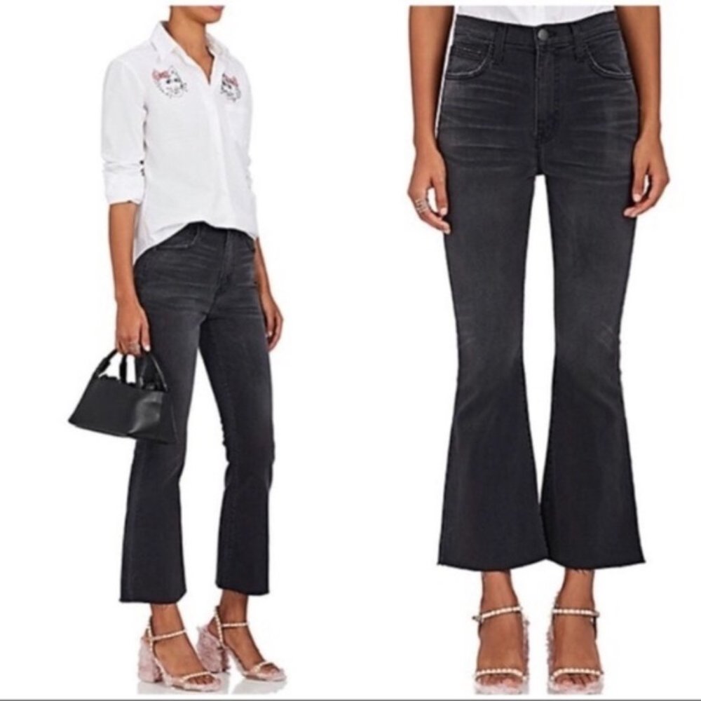 Current Elliott Cropped Flare Jeans